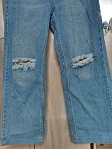 Distressed Denim Jeans