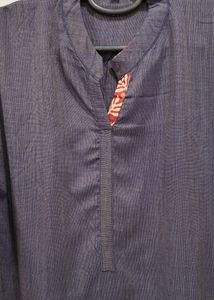 Denim Kurta
