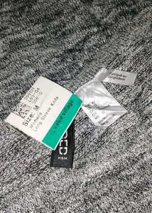 H&amp;M Gray Off-the-Shoulder Top