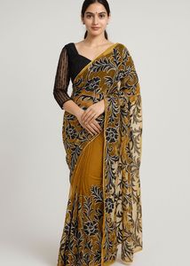 Black Sequence Work Saree (clearance Sale)