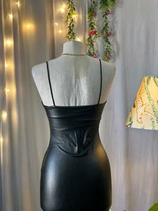 Sleek Black Bodycon Dress