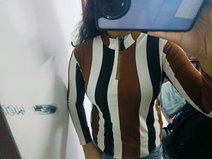 Dark Multi Colour Top