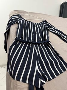 Striped Off-Shoulder Top