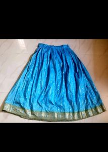 Attractive Blue Half Saree