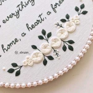 Message Embroidery Hoop ✨