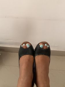 Bata, Heels , Black &amp; Brown. Size-UK 6, US-39