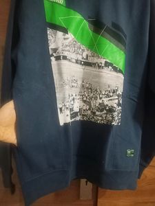 Cobb Blue Sweatshirt Hood