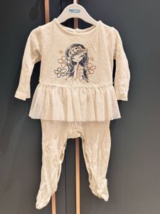 Cute Baby Romper with Character Print