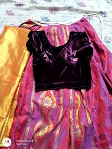Traditional Half Saree Combo Of 2