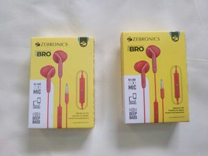 Zebronics Bro Earphones Combo