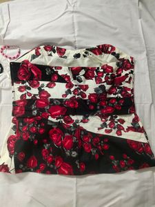 Floral Corset Top