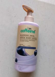Blueberry Swirl Serum Body Lotion From Mcaffeine