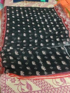 Black Elephant 🐘 Saree