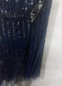 beautiful navy blue gawn