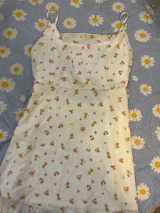 Floral Backless Dress