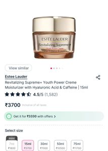 Estee Lauder Revitalizing Supreme+ Youth Power Cre
