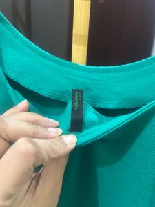Green Skater Dress