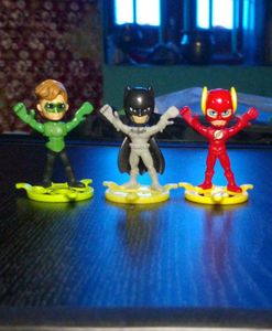 Set Of-3 Superheros (Flash/Batman/Green Lantern)