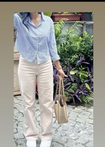 PintrestyStriped Shirt For Women