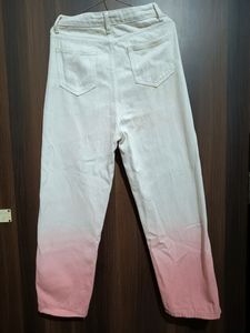 Pink 🩷 Tie Dye Baggy Jeans For Girls