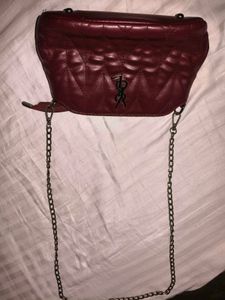 Burgundy Crossbody Bag
