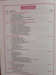 Class 11th Physical Education Textbook