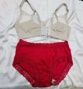 🇳🇿💫🎀Lace Trim Lingerie Set