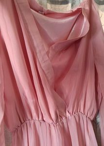 A Very Beautiful Pink Colour Frock For Causal ✨❤️