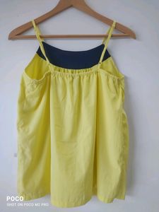 Yellow Sleeveless Top