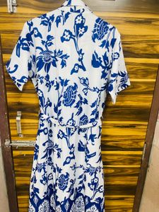 Stylish Floral Print Midi Dress💙