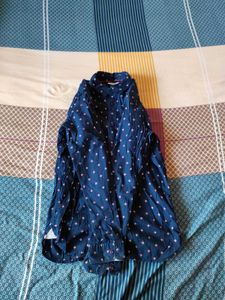 U. S Polo Assn. Patterned Navy Shirt
