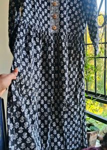 Floral Print Ethnic Kurta