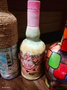 Decoupage Bottles