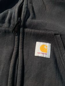 Carhartt Black Zip-Up Hoodie