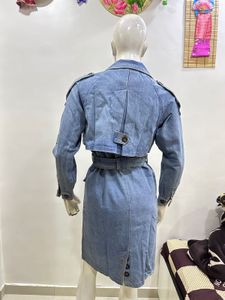 Denim Trench Dress