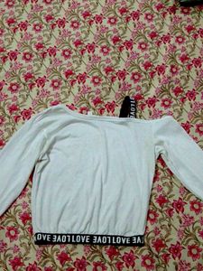 White 'LOVE' Top