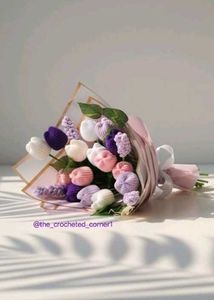 Crochet Tulip Bouquet