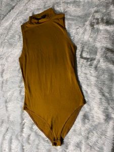 Forever 21 Mustard Jumpsuit