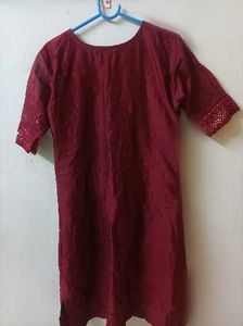Maroon Ethnic Kurta