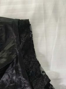 Black Lace Peplum Top Bust 30/32