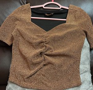 Shimmery Bronze Top