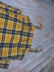 Trendy Yellow Plaid SHEIN dress