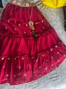 Red Lehenga Choli Set