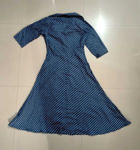 Star print Shirt Dress