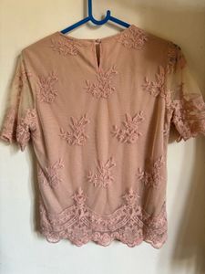 Forever 21 - Nude Lace Top
