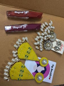 Earrings &amp; Lipstick Duo