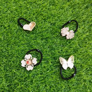 Hair Tie Set ( Combo Of 4)