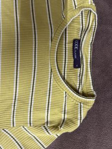 Striped Olive Top