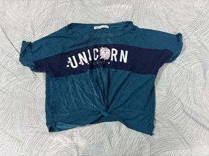 Cute Unicorn Girls Top