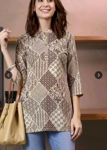 SHORT COTTON KURTA, classy Elegant